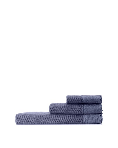 Mili Designs NYC Stonewash Towel Set, Denim Blue