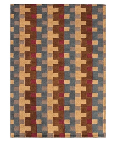 Mili Designs NYC Bricklane Patterned Rug, Multi, 5' x 8'