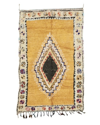 Mili Designs NYC Vintage Moroccan Rug, Peach, 4' x 6' 6