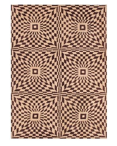 Mili Designs NYC Moroccan Patterned Rug, Brown/Tan, 5' x 8'