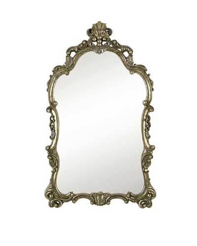 Majestic Mirrors Regine Mirror, Silver, 63 x 38