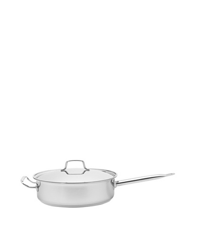 MIU France Tri-Ply Stainless Steel and Aluminum Sauté Pan with Lid