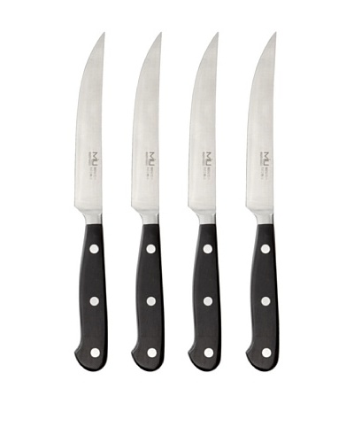 MIU France 4-Piece Forged Stainless Steel Steak Knife Set