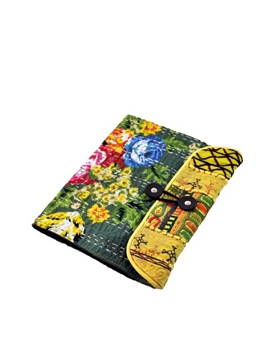 Modelli Creations Khambari Fabric iPad Case, Yellow