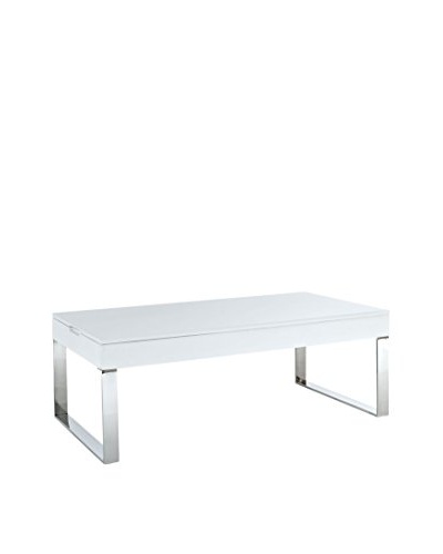 Modway Gloss Coffee Table, White