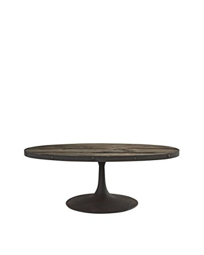 Modway Drive Wood Top Coffee Table, Brown