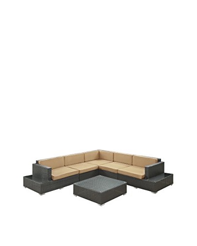 Modway Harbor 6-Piece Outdoor Patio Sectional Set