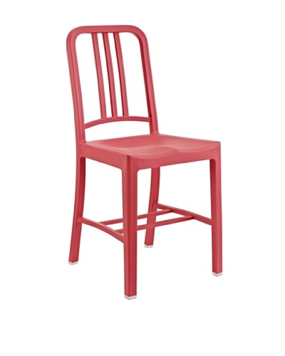 Modway Navy Dining Side Chair, Red