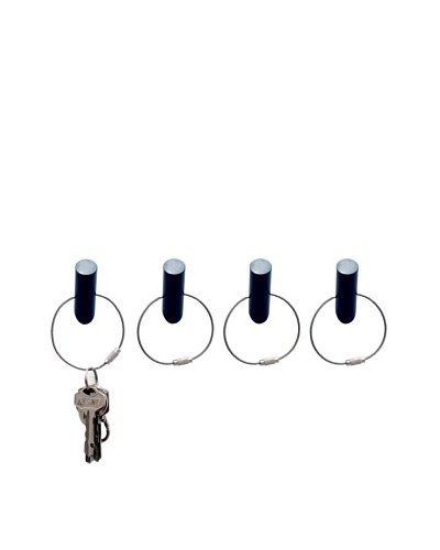 Molla Space Set of 4 Hookeychains, Black