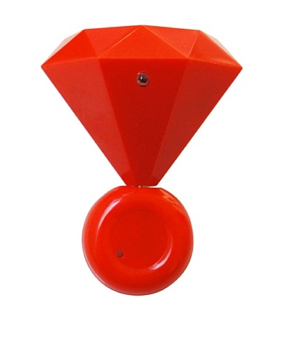 Mollaspace Diamond MP3 Speaker, Red
