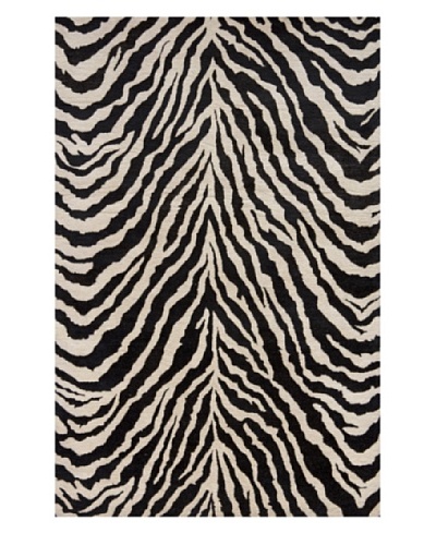 Momeni Serengeti Rug, Zebra, 8' x 11'