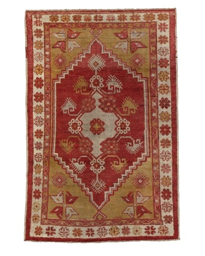 Momeni One of Kind Vintage Authentic Turkish Anatolian Rug, 3'2 x 5'9