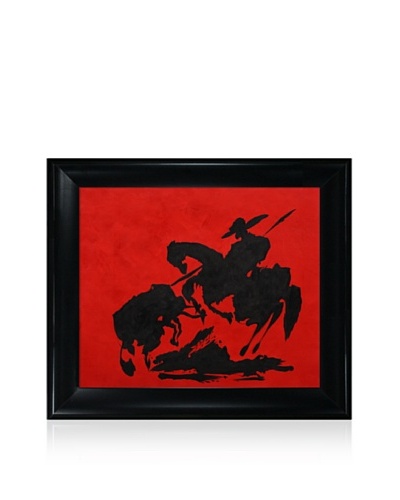 Pablo Picasso Bullfight I Painting Framed Oil Painting, 20 x 24