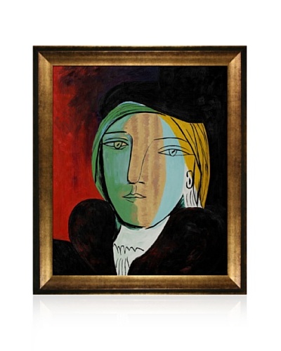 Pablo Picasso Portrait of Marie Therese Framed Oil Painting, 20 x 24