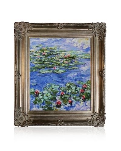 Claude Monet Water Lilies Framed Oil Painting, 20 x 24