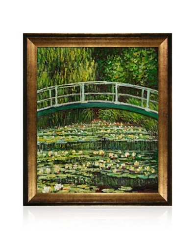 Claude Monet The Japanese Bridge Framed Oil Painting,  20 x 24