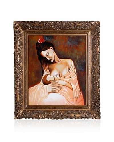 Pablo Picasso Maternity Artwork Framed Oil Painting, 20 x 24