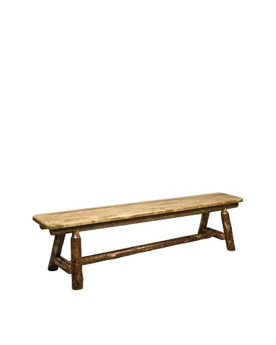 Montana Woodworks Glacier Country 6-Foot Plank Style Bench