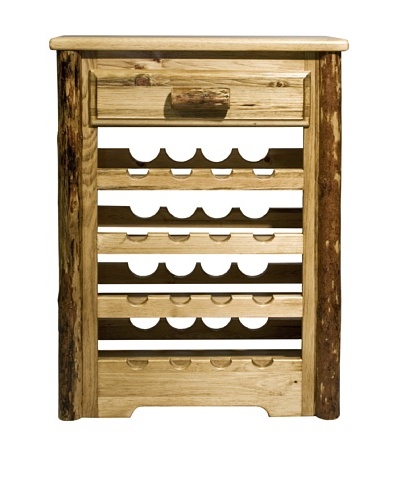 Montana Woodworks Glacier Country Wine Cabinet