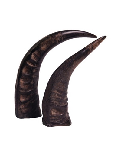 Moo-Moo Designs Full Water Buffalo Horn, Dark Natural