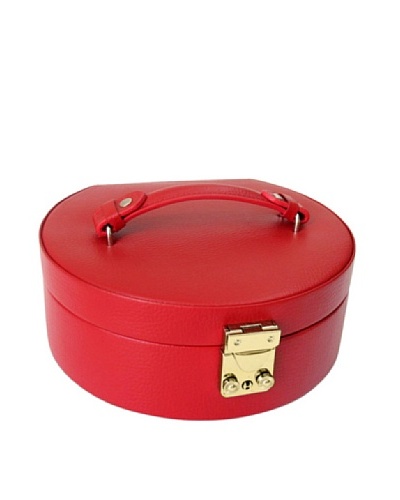 Morelle & Co. Linda Half Moon Jewelry Box, Red