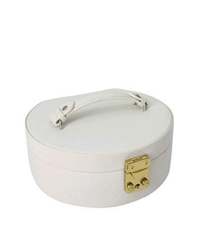 Morelle & Co. Linda Half Moon Jewelry Box, Cream