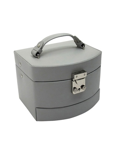 Morelle & Co. Laura Leather Expandable Jewelry Box, Paloma Grey