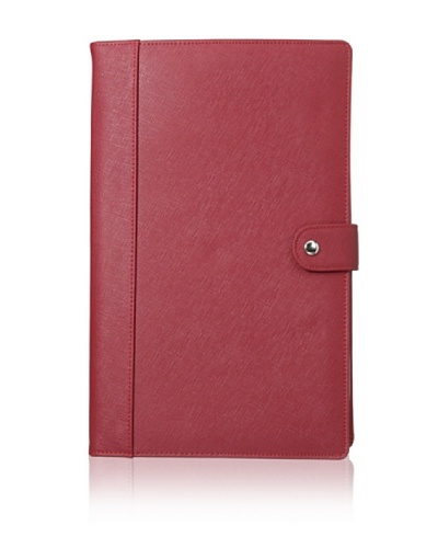 Morelle & Co. Naomi Saffiano Leather Jewelry Notebook, Red