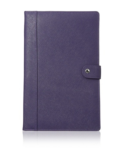 Morelle & Co. Naomi Saffiano Leather Jewelry Notebook, Purple