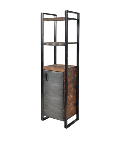 Moti Addison Reclaimed Wood & Metal Slender Shelf