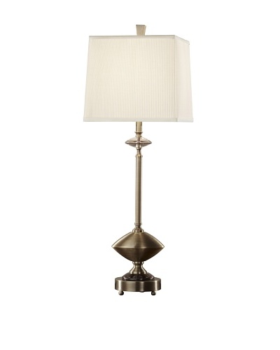 Feiss Lighting Renoir Table Lamp, Dark Coffee Bronze/Off-White