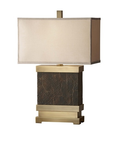 Feiss Lighting Dalton Table Lamp [Bronze/Saddle Brown]