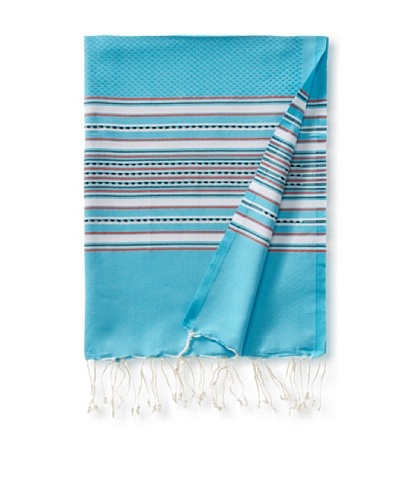 Fouta Bath Towel, Aztec Turquoise