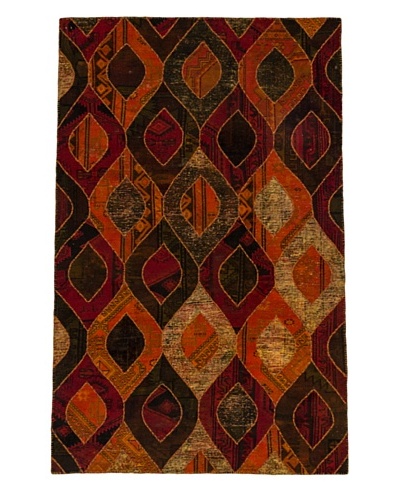 Hand-Knotted Andelz Wool Rug, Dark Red/Orange, 5' 2 x 8' 1