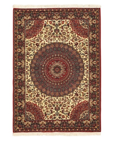 Royale Rug, Cream, Red, 5' 6 x 7' 9