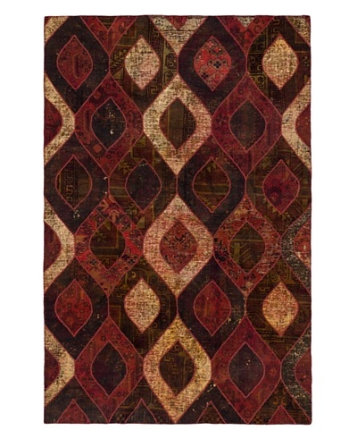 Hand-Knotted Andelz Wool Rug, Brown/Red, 5' 3 x 8'