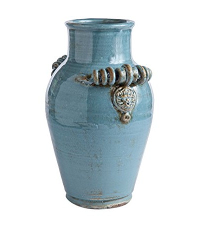 Napa Home and Garden Leone Urn With Handles, Steel Blue