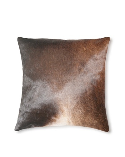 Natural Torino Cowhide Pillow, Normand, 16 x 16