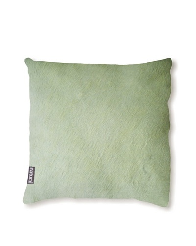 Natural Brand Torino Cowhide Pillow, Lime