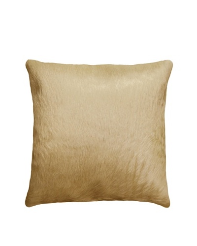 Natural Brand Torino Cowhide Pillow, Tan
