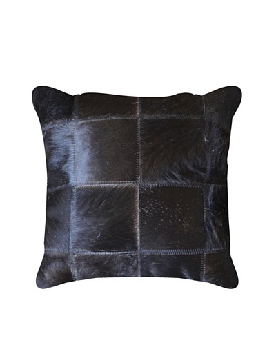 Natural Brand Torino Patchwork Pillow, Black