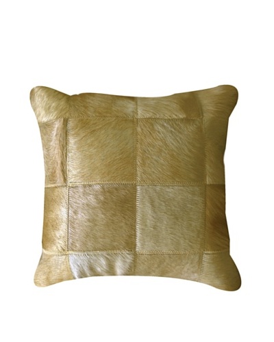 Natural Brand Torino Patchwork Pillow, Tan