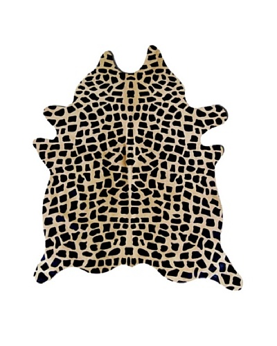 Natural Brand Togo Cowhide Rug, Giraffa, 7' x 5' 5