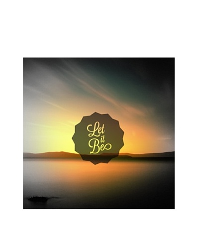 New Era Art Let It Be Wall Decal, 14 x 14