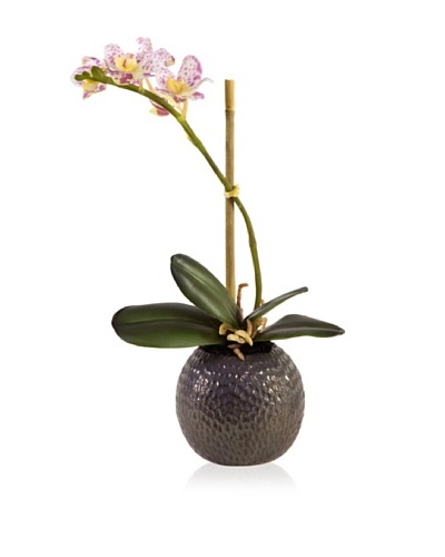 New Growth Designs Faux Small Potted Orchid