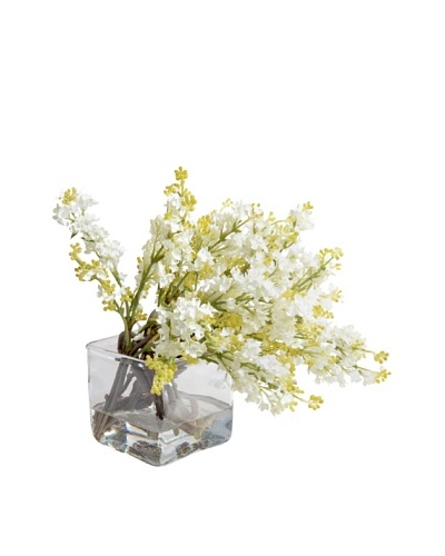 New Growth Designs White Lilac Vase