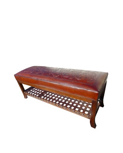 New World Trading Super Bench, Colonial, Antique Brown