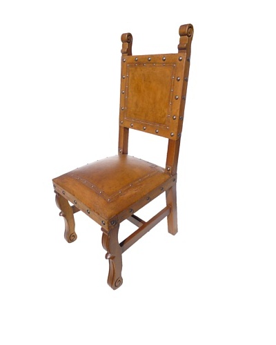 New World Trading Spanish Heritage Chair, Rustic