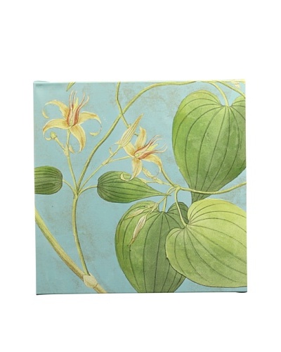 New York Botanical Garden Fabric Pattern Giclée on Canvas