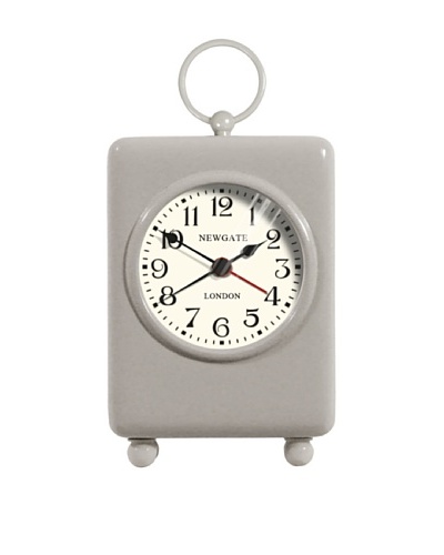 Newgate Carriage Mini Alarm Clock, Grey
